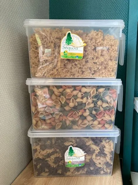 Boîtes de pâtes
